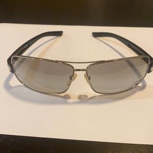 Prada sunglasses retro classic black and silver